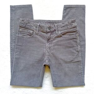 American Eagle Outfitters Skinny Corduroy Grey Flex Stretch Jeans